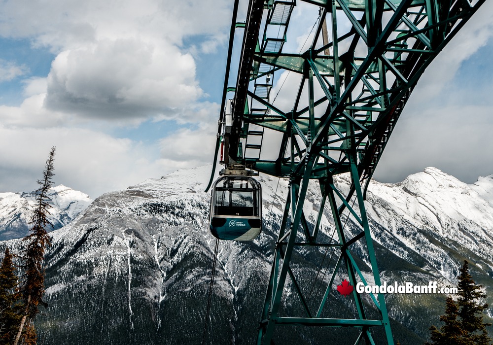 Banff Gondola Approaching Terminal
