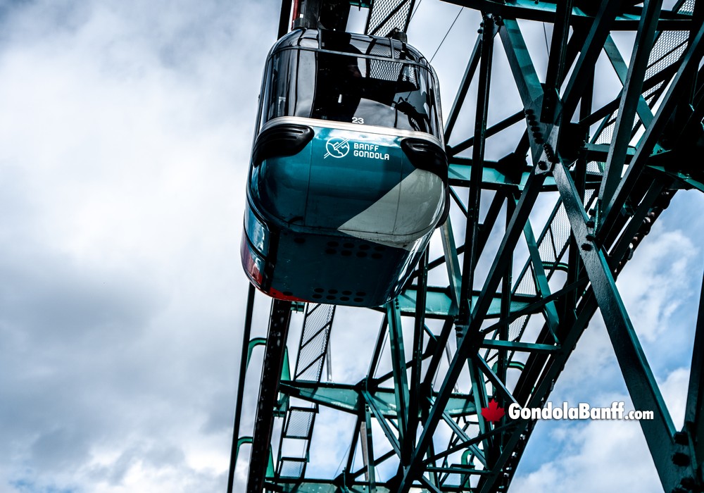 Banff Gondola Signage Underneath