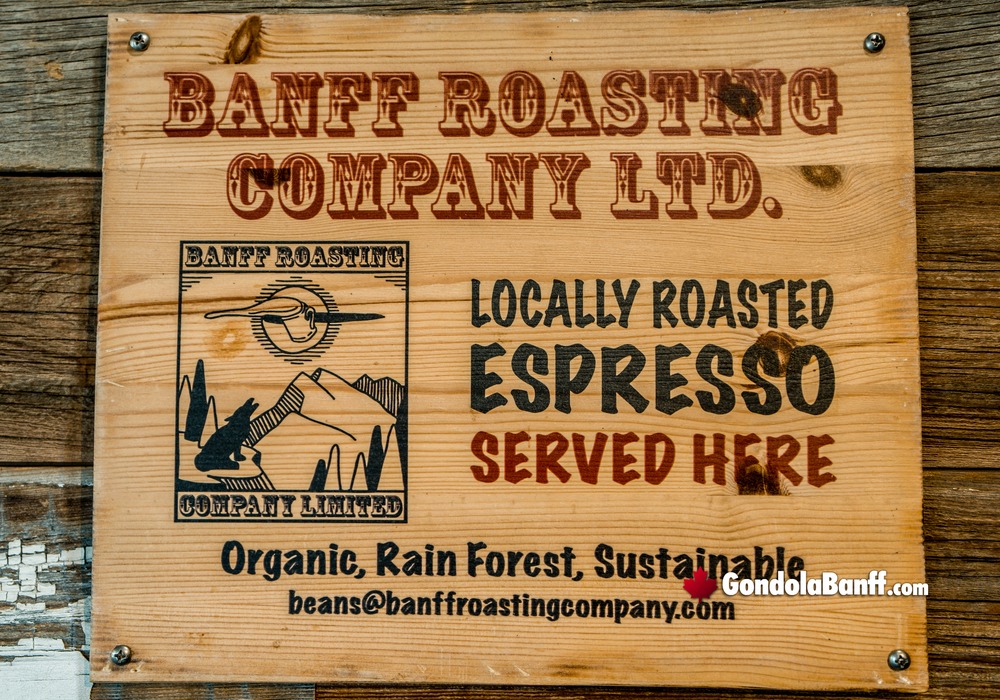 Gondola Roasting Company Espresso Sustainable Sign