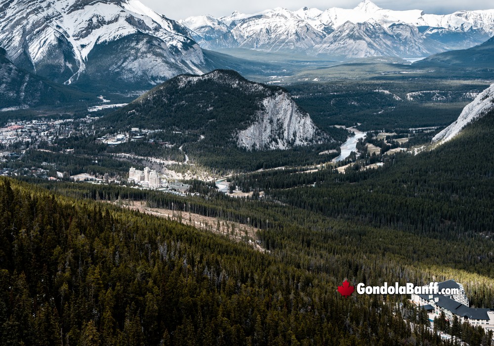 Cacade Mountain Banff Fairmont Alymer and Astley View