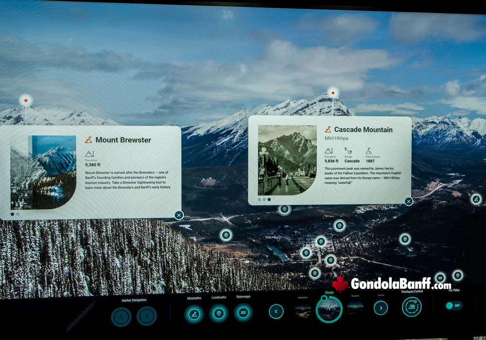 Interactive Mount Brewster Cascade Mountain Mount Inglismaldie