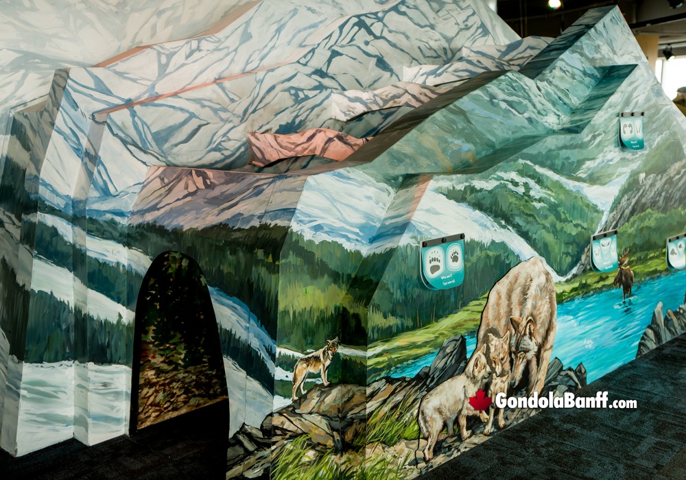 Interpretive Centre Interactive Painted Tunnel