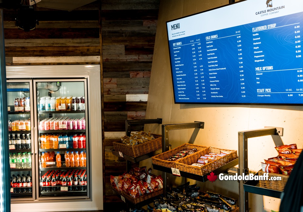 Castle Mountain Coffee Menu and Beverages