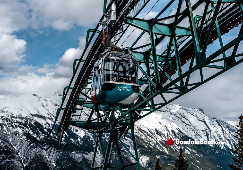 Gondola Along Upper Track Mountain Views