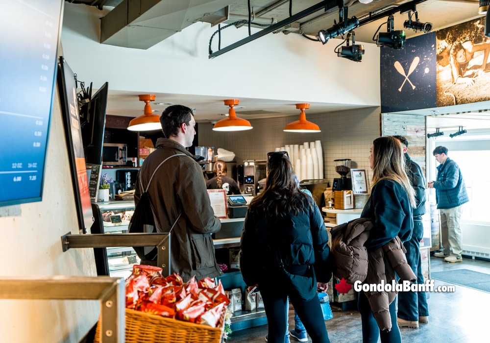 Visitors at New Castle Mountain Coffee Shop