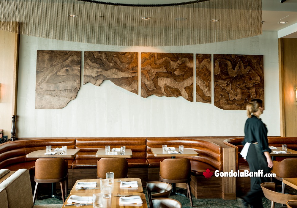 Banff Gondola Sky Bistro Restaurant Paintings in Dining Area