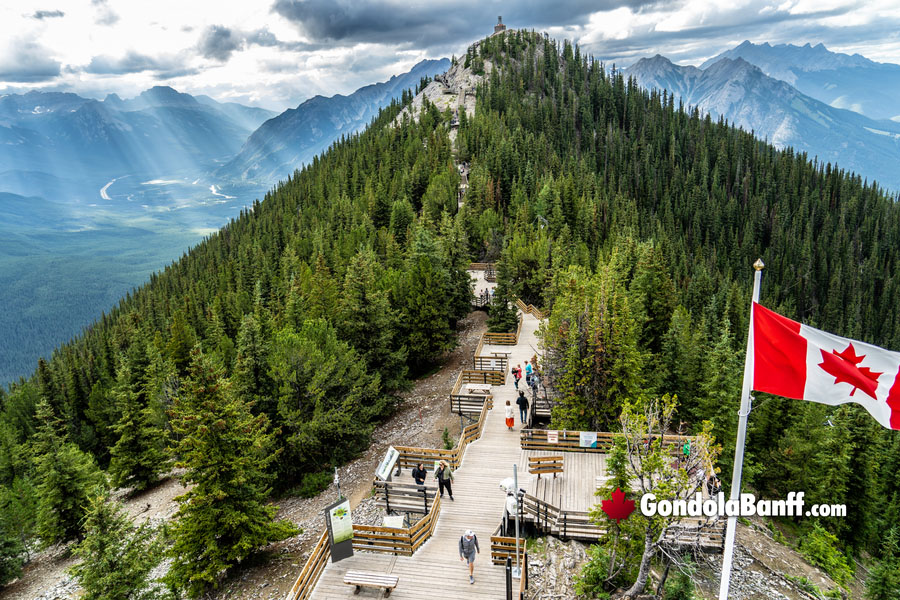 Banff Gondola Sulphur Mountain Boardwalk