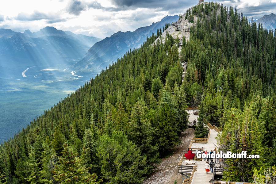 Banff Gondola Sulphur Mountain Boardwalk