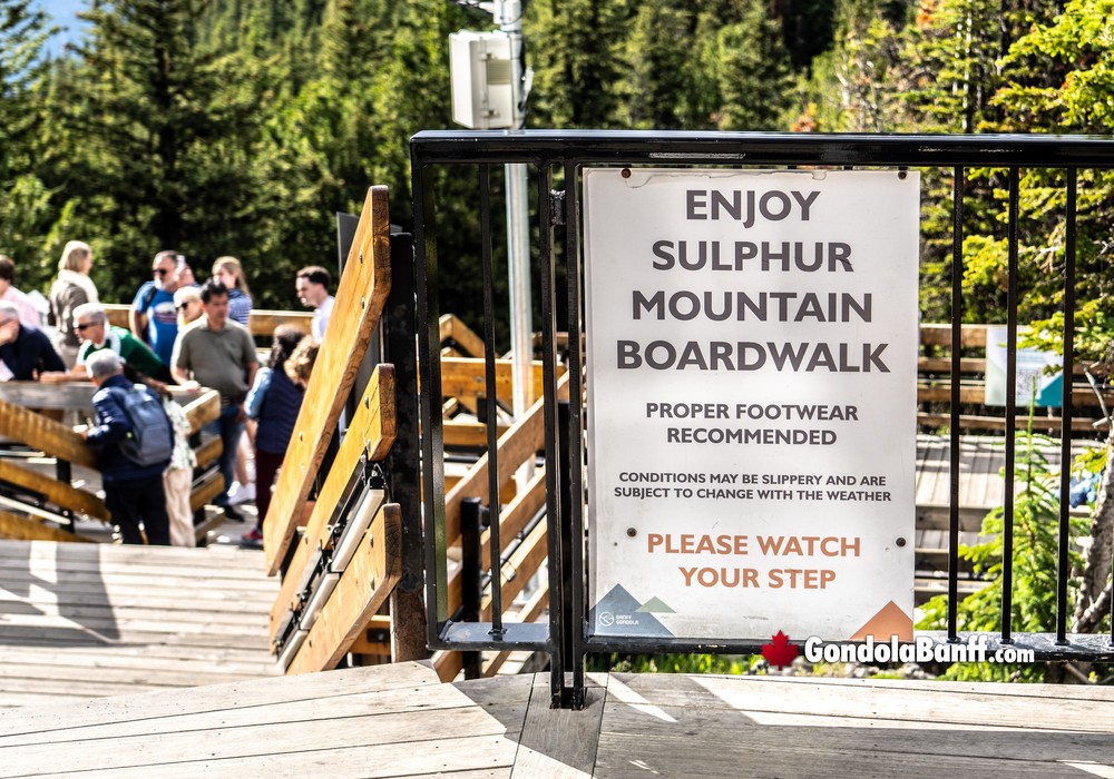 Enjoy Sulphur Mountain Boardwalk