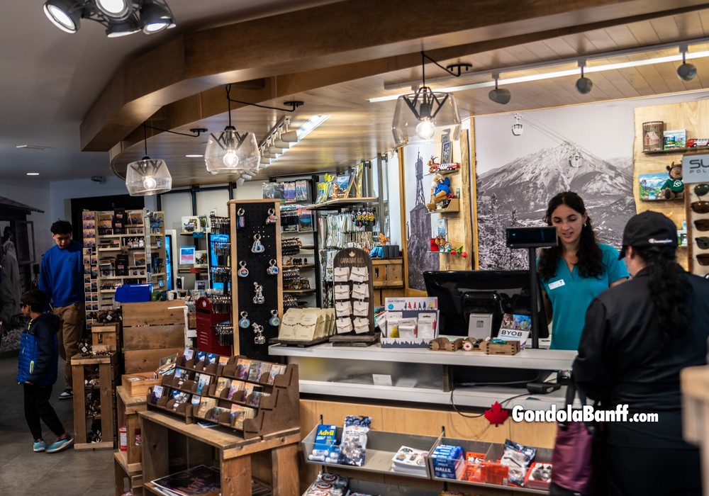 Gift Shop Purchases Banff Gondola