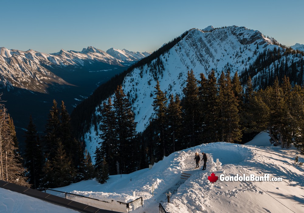 Banff Gondola Nightrise Rear Hiking Area