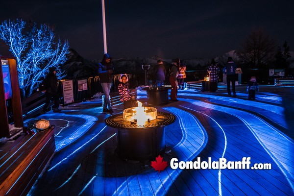 Winter Evenings Up the Banff Gondola
